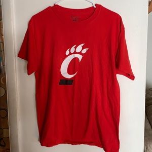Champion Cincinnati bearcats red tshirt